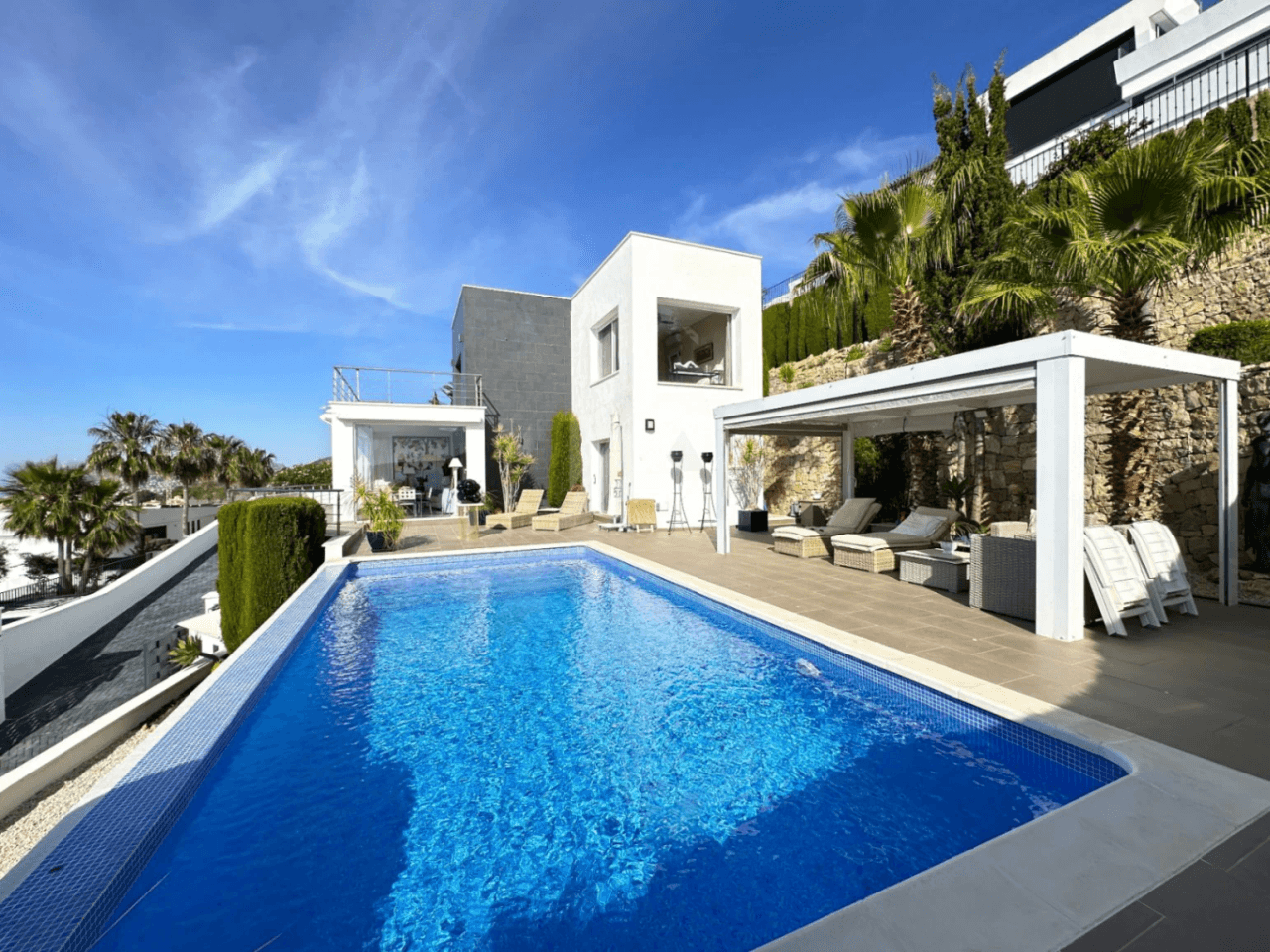 Villa de lujo con vistas panorámicas en Calpe. Costa Blanca.